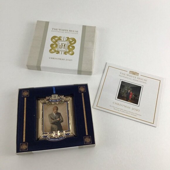 White House Historical Association Christmas 2020 Ornament John F Kennedy JFK 2a